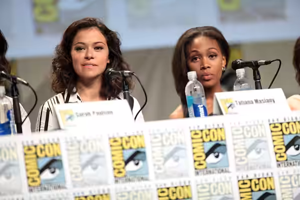 Nicole Beharie speaking at the 2014 San Diego Comic Con International, for "Entertainment Weekly: Women Who Kick Ass", at the San Diego Convention Center in San