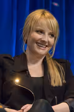 Melissa Rauch at PaleyFest 2013 for the TV show "Big Bang Theory".
