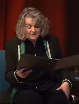 Sinéad Cusack reciting poetry for the British Library in October 2021