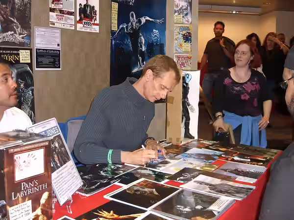 Actor Doug Jones at the Big Apple Convention in Manhattan, October 2, 2010. Photo by Luigi Novi. This photo may be used, modified and published for any purpose,