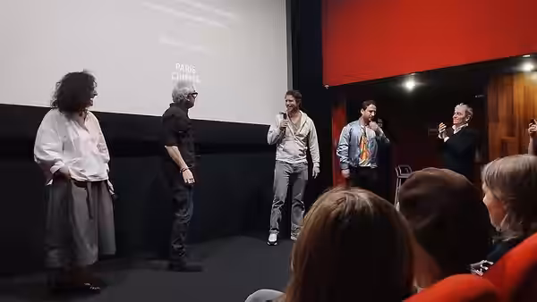 Alfonso Cuaron et Nicolas Bideau au Christine Cinéma Club, le 5 avril 2025.