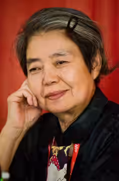 Japanese actress Kirin Kiki at the 6th Odessa International Film Festival. (2015)