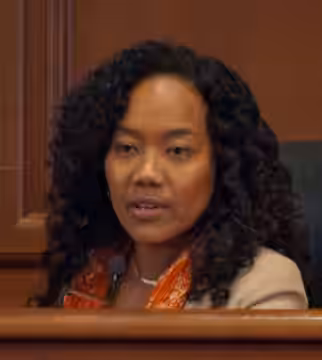 Sonja Sohn speaking at a panel discussion at Harvard University Law School. (2011)