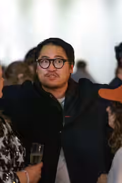 Daniel Kwan at the world premiere of Civil War at South by Southwest 2024