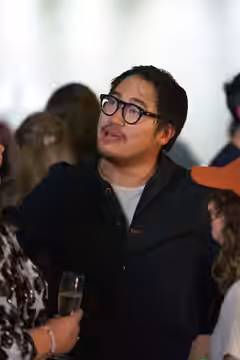 Daniel Kwan at the world premiere of Civil War at South by Southwest 2024