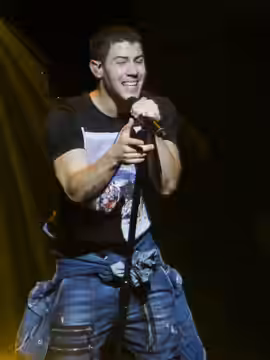 Nick Jonas performs at the Pepsi Center during the Future Now/Honda Civic Tour stop in Denver, CO on August 9, 2016.