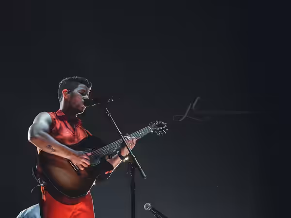 The Jonas Brothers perform at the Pepsi Center during their Happiness Begins Tour stop in Denver, CO on October 1, 2019.