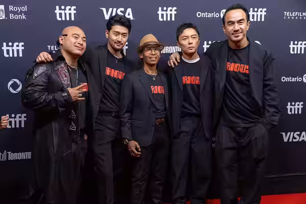 The cast of "The Furious" at the 2025 Toronto International Film Festival (TIFF) for the movie The Furious.