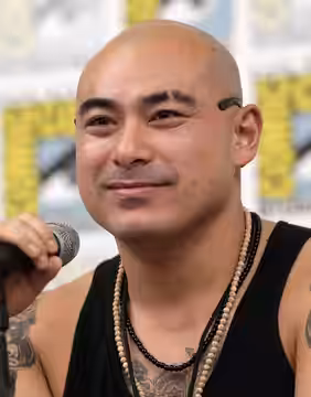 Brian Le speaking at the 2021 San Diego Comic-Con Special Edition in San Diego, California.