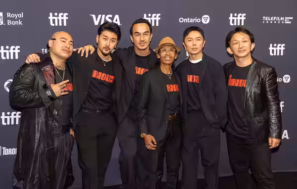 The cast of "The Furious" at the 2025 Toronto International Film Festival (TIFF) for the movie The Furious.