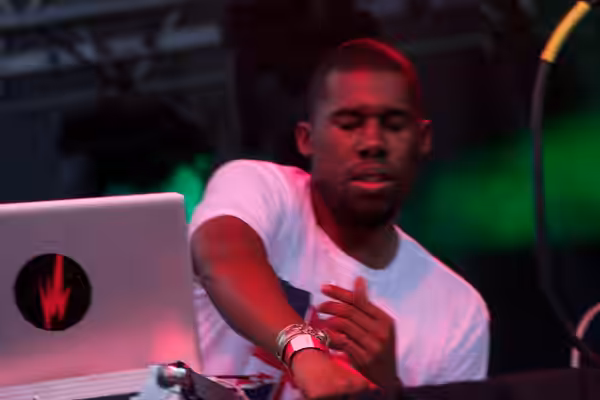 Flying Lotus performing at the North Coast Music Festival on September 5, 2010 in Chicago, Illinois.
