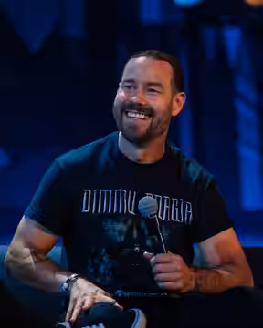 Chris Pontius and Kjartan Lauritzen interviewed by Tarjei Strøm at Tons of Rock, Oslo, Norway, 2025
