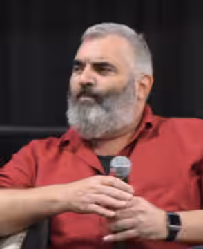 Benjamin Byron Davis at Great Philadelphia Comic-Con 2019.