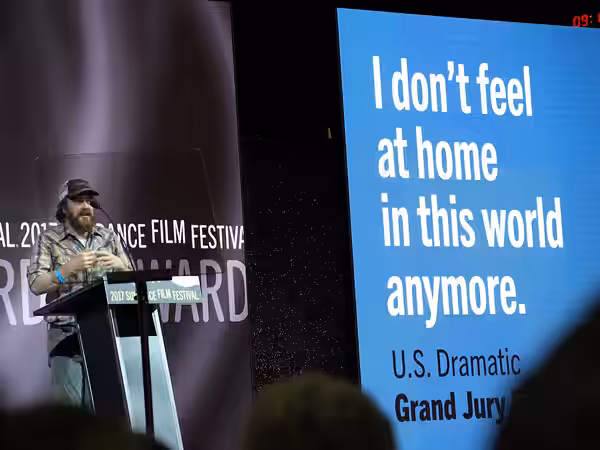 "I Don't Feel at Home in This World Anymore" won the U.S. Dramatic Grand Jury award at Sundance 2017, Park City UT