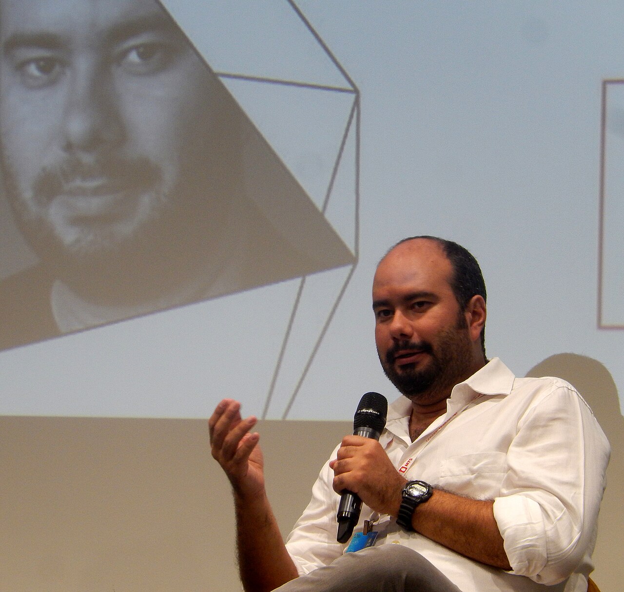 Master Class by Ciro Guerra in the framework of Golden Apricot film festival (2017)
