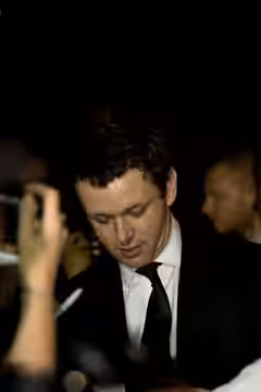 At the premiere of "The Damned United", directed by Tom Hooper, during the Toronto International Film Festival, 2009.