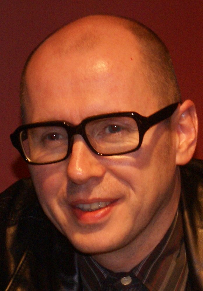 David Peace at a reading in Oelde-Stromberg, Germany, in November 2010