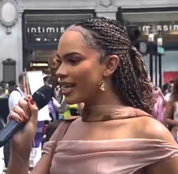 Yasmin Finney speaking at London Trans+ Pride 2024