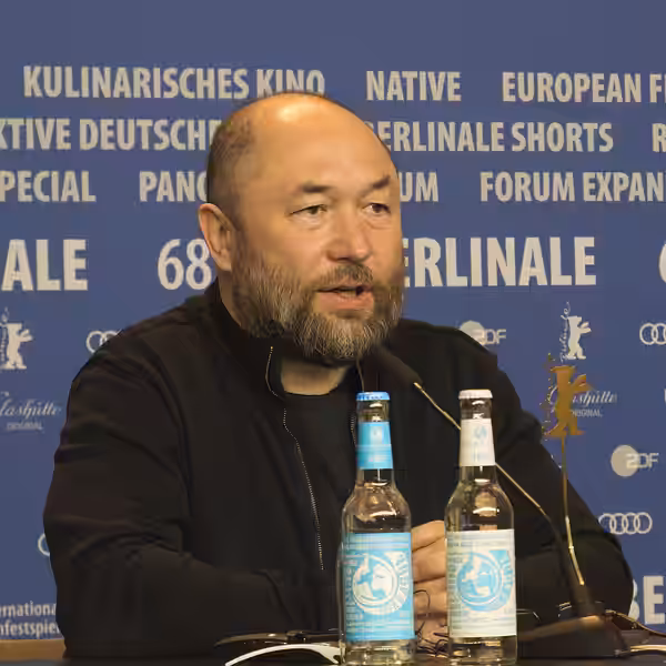 Timur Bekmambetov at the press conference of Profile at Berlinale 2018.