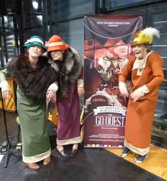The Triplettes, main characters of the musical show "The Triplettes from Belleville in Go West" (2014)