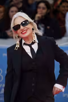 Mercedes Morán at the Red Carpet of the Malaga 2025 Festival next to Cervantes Theater