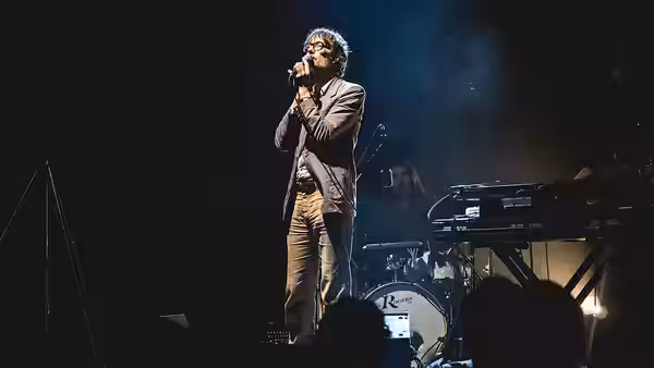 Leslie Feist performing in the Shepherd's Bush Empire in July 2017.