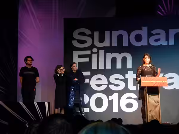 Accepting Jury Performance Award, 2016 Sundance Film Festival Awards, Park City UT