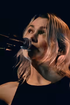 Phoebe Bridgers performing live in 2023.