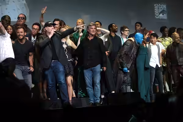 Marvel Studios panelists at the 2016 San Diego Comic Con International at the San Diego Convention Center in San Diego, California. Please attribute to Gage Ski