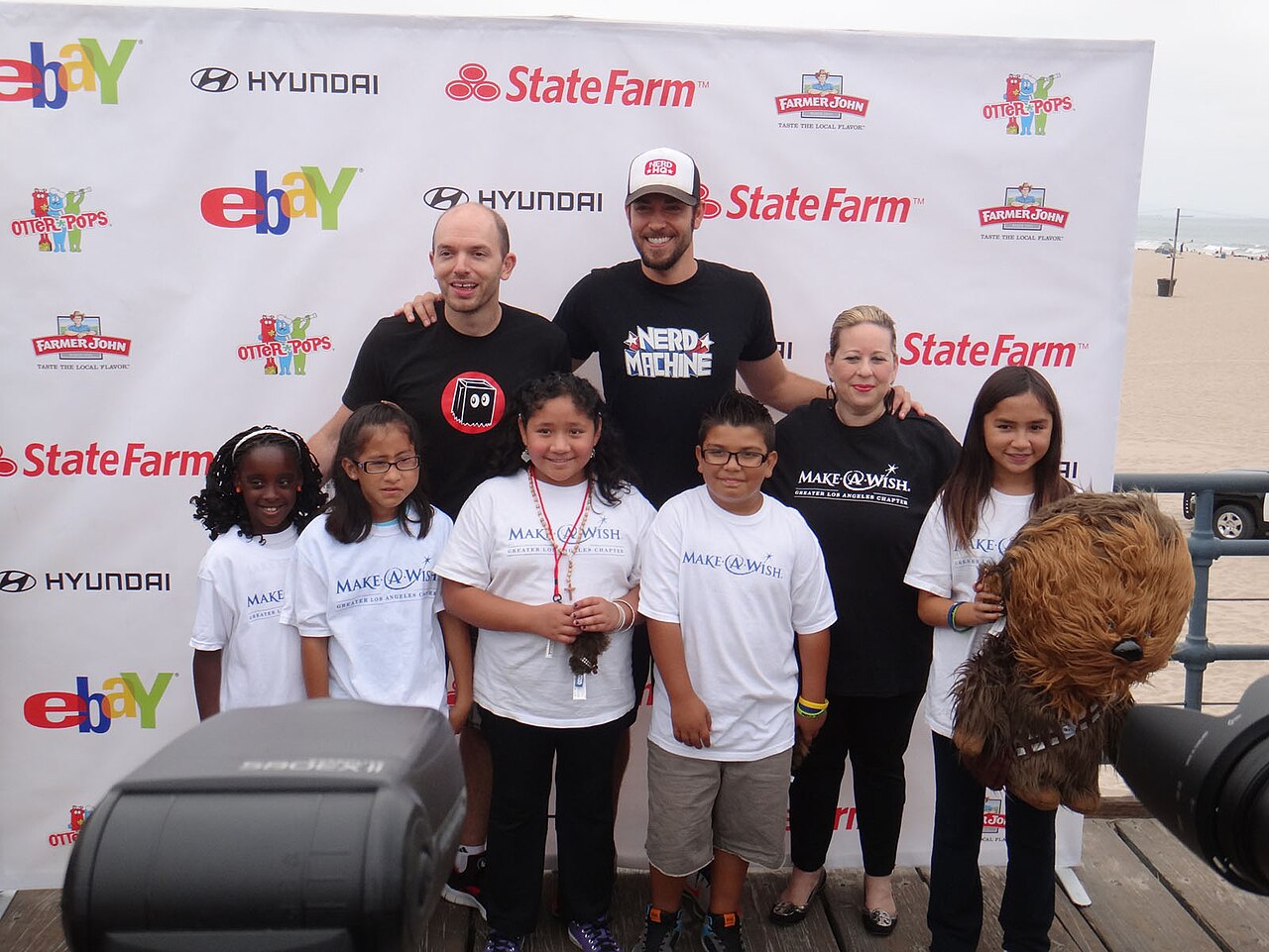 Course of the Force 2012 - Paul Scheer, Zachari Levi and the Make A Wish kids
