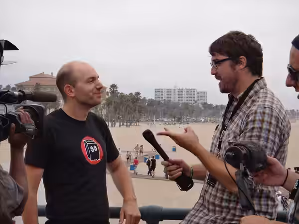 Course of the Force 2012 - Paul Scheer being interviewed