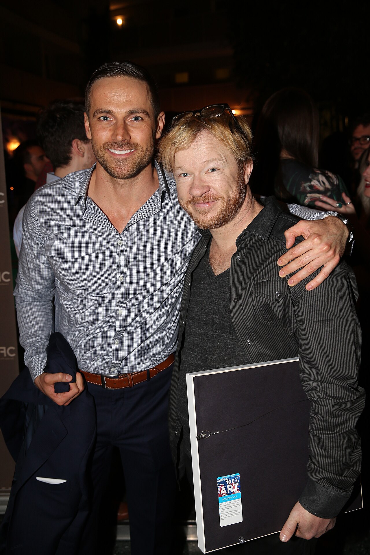 Actor Dylan Bruce and John Fawcett at the CFC event in L.A. (2015)