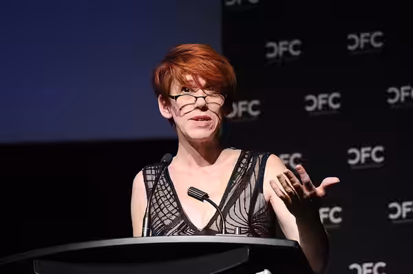 Karen Walton, CFC alumna and 2016/17 Bell Media Prime Time TV Program Executive Producer in Residence. Photo: Sam Santos / George Pimentel Photography. (2017)