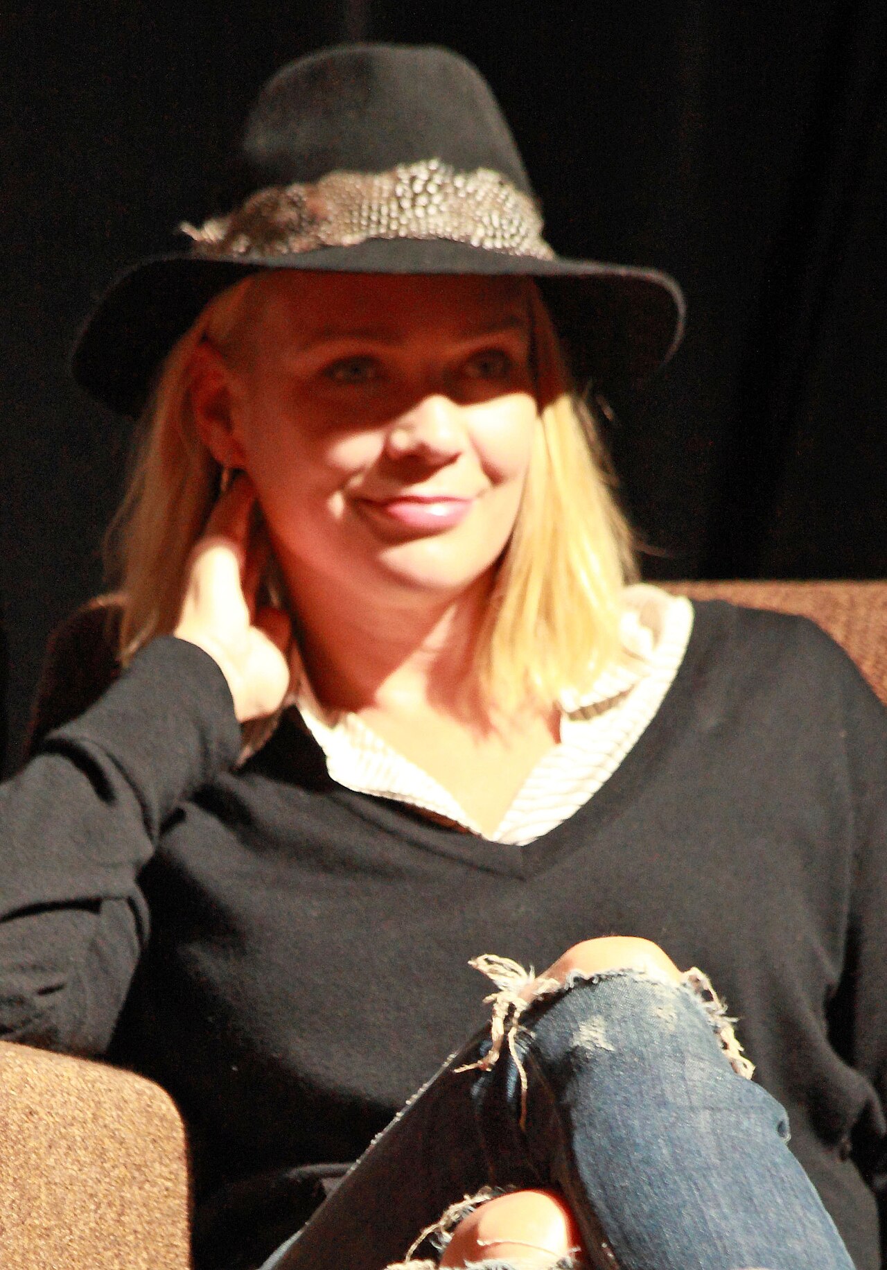 Laurie Holden ("Laurie") from "The Walking Dead" at Spooky Empire's Ultimate Horror Weekend 2014 held in Orlando, Florida.