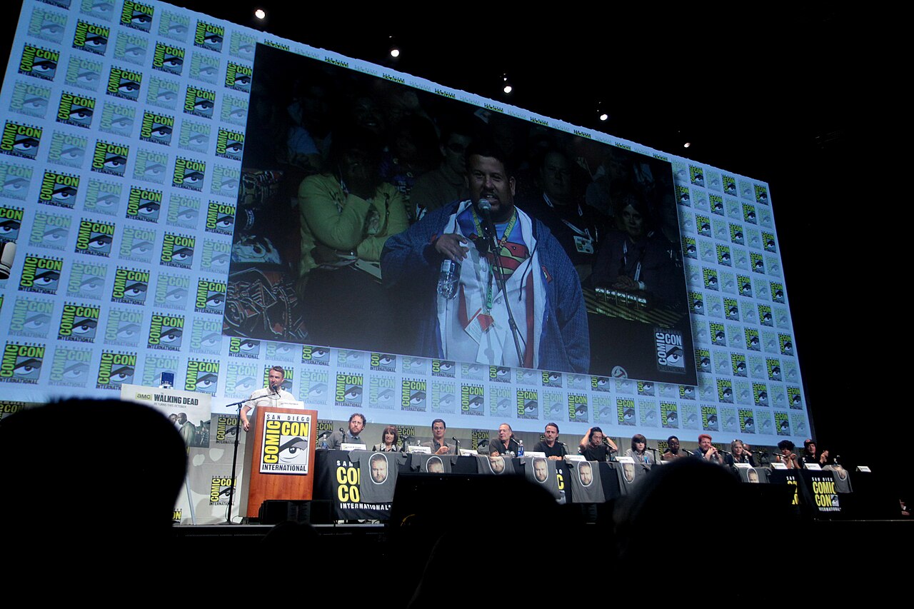 Chris Hardwick, Scott M. Gimple, Gale Anne Hurd, Dave Alpert, Greg Nicotero, Andrew Lincoln, Steven Yeun, Chandler Riggs, Danai Gurira, Michael Cudlitz, Melissa (2015)