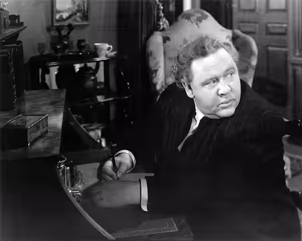 Publicity still of Charles Laughton in the 1944 film, The Suspect (1945)