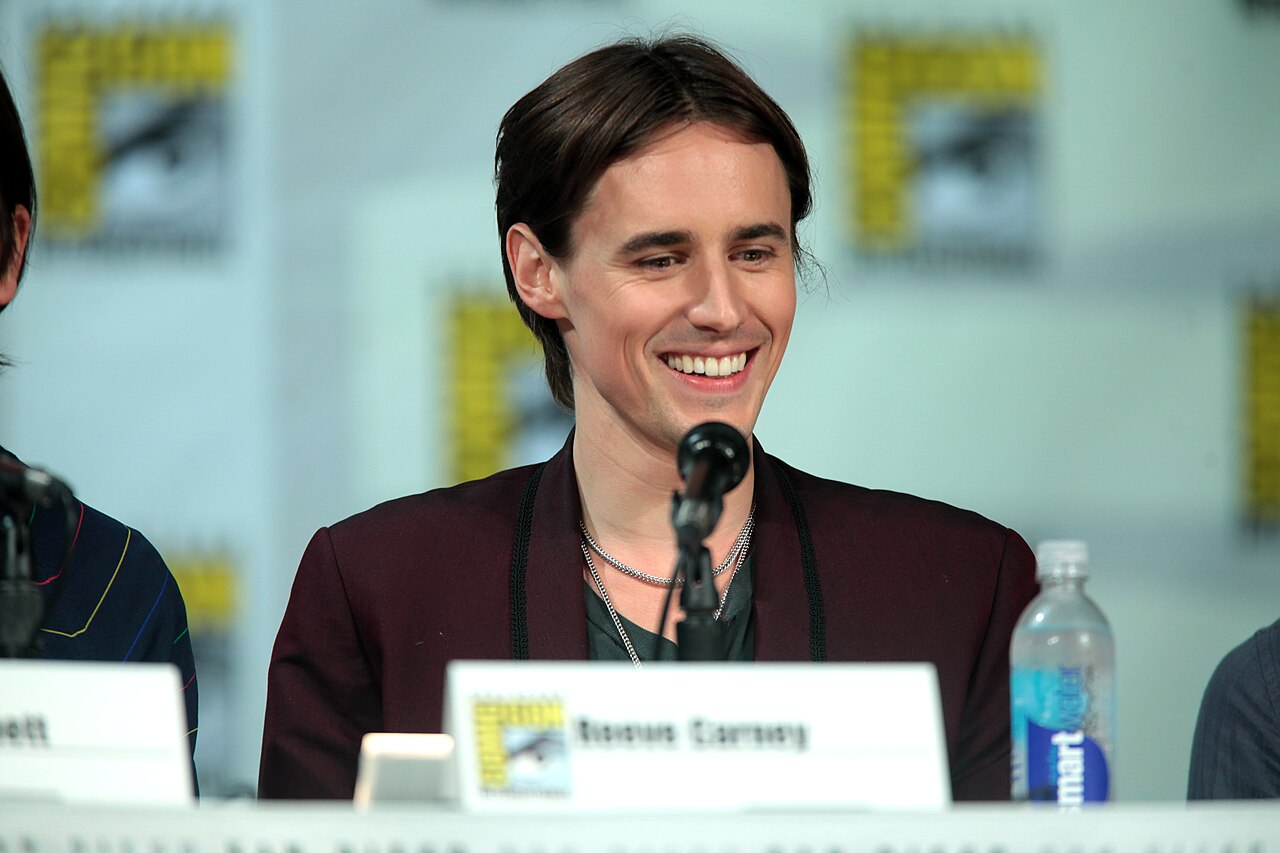 Reeve Carney speaking at the 2014 San Diego Comic Con International, for "Penny Dreadful", at the San Diego Convention Center in San Diego, California. Please a