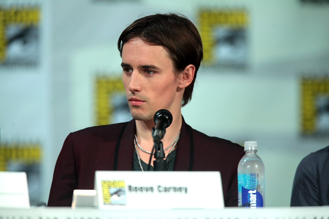 Reeve Carney speaking at the 2014 San Diego Comic Con International, for "Penny Dreadful", at the San Diego Convention Center in San Diego, California. Please a