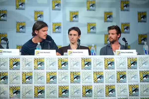 Josh Hartnett speaking at the 2014 San Diego Comic Con International, for "Penny Dreadful", at the San Diego Convention Center in San Diego, California. Please 
