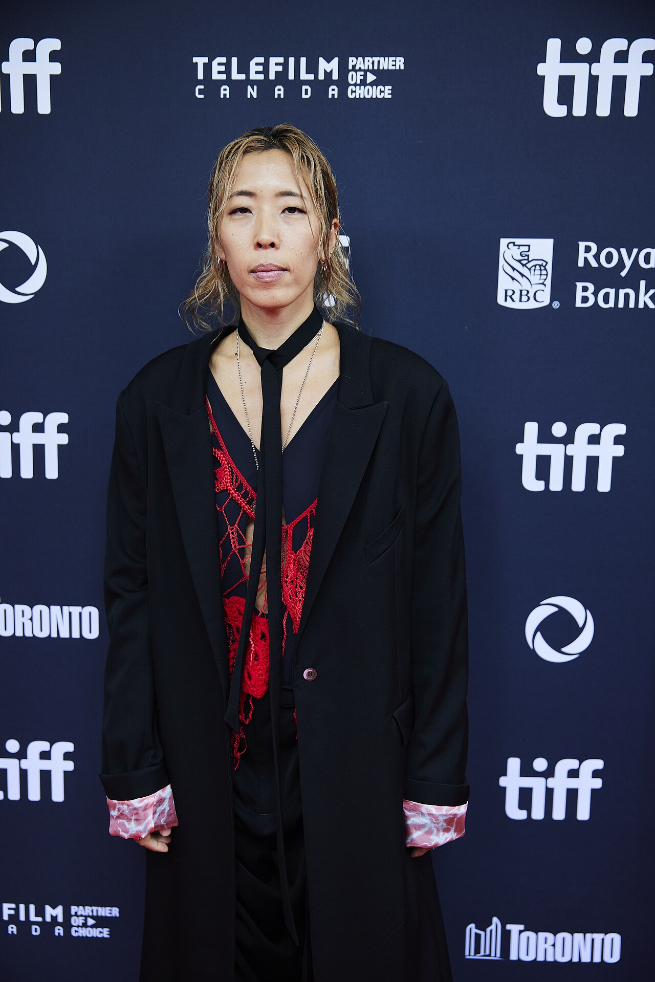 Rina Yang at the 2024 Toronto International Film Festival (TIFF) for the movie The Fire Inside.