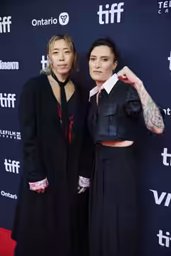 Rina Yang and Rachel Morrison, director, at the 2024 Toronto International Film Festival (TIFF) in Toronto, Canada