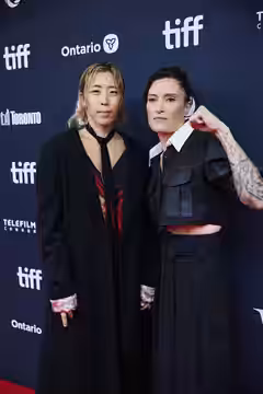 Rina Yang and Rachel Morrison, director, at the 2024 Toronto International Film Festival (TIFF) in Toronto, Canada