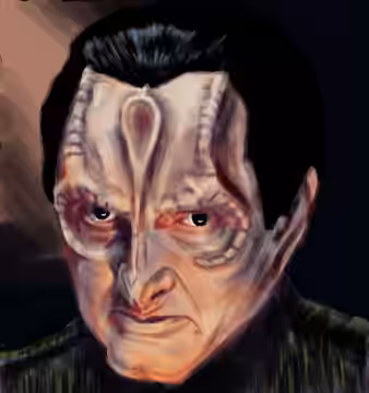 Painting of Andrew Robinson as Garak (2008)