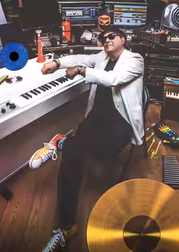 Photo from Christopher Young's studio. (2022)