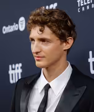 Aliocha Schneider, actor, at the 2024 Toronto International Film Festival (TIFF) for the movie Bonjour Tristesse.