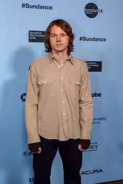 Jack Kilmer, actor, at the 2025 Sundance Film Festival for the movie Bunnylovr. (2022)