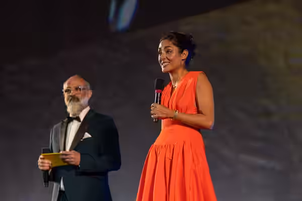 Actress Golshifteh Farahani receives the Excellence Award Davide Campari at the 78th Locarno Film Festival (2000)