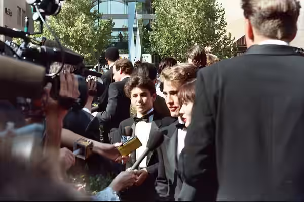 Arriving at the 1991 Emmy Awards. NOTE: Permission granted to copy, publish, broadcast or post any of my photos, but please credit "photo by Alan Light" if you 