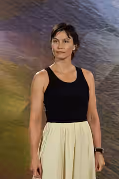 Lisa Loven Kongsli, actor, at the photocall for Solomamma, Locarno Film Festival, Switzerland, 11 August 2025