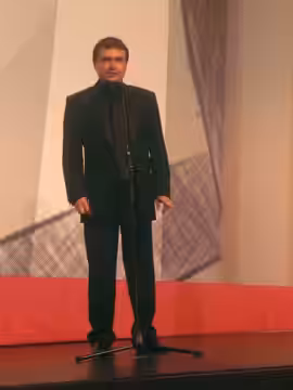 Romanian director Cristian Mungiu at the San Sebastián International Film Festival (2007)